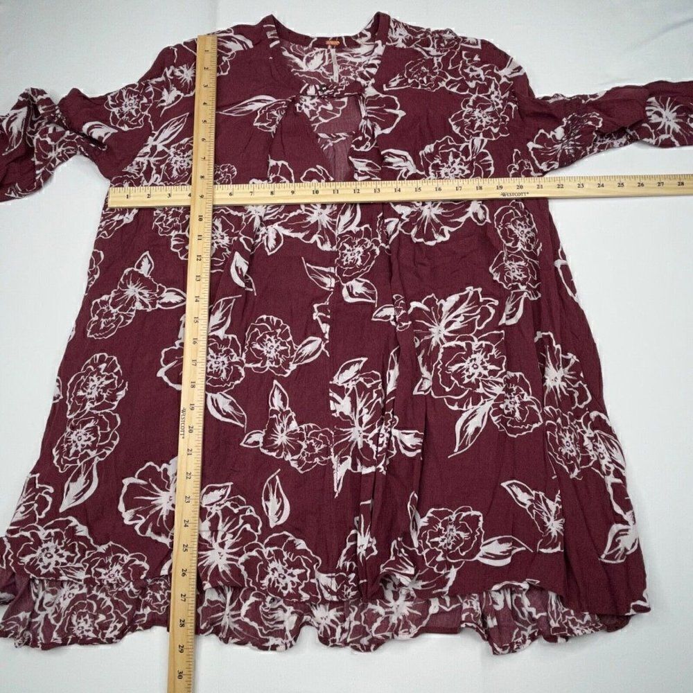 Free People Tree Swing Floral Print Tunic Mini Dress - Picture 6 of 7